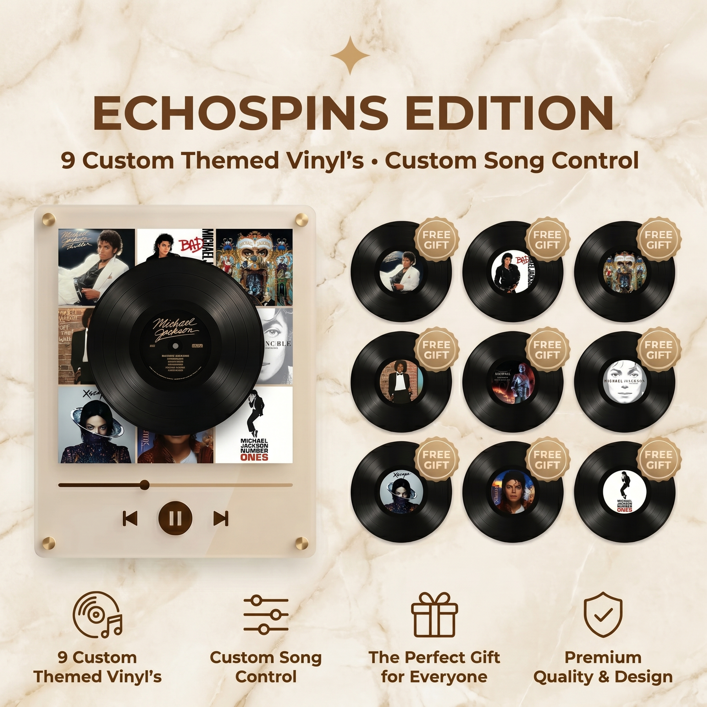 Echo Spins™ Guys - Magnetic Record Player
