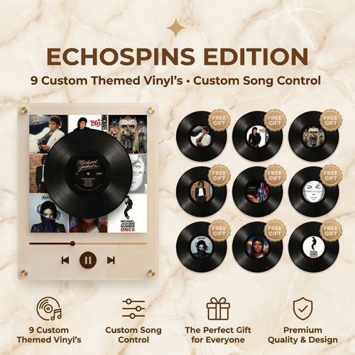 Echo Spins™ Guys - Magnetic Record Player