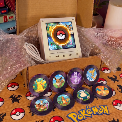 Echo Spins™ Poke - Customizable Magnetic Record Player