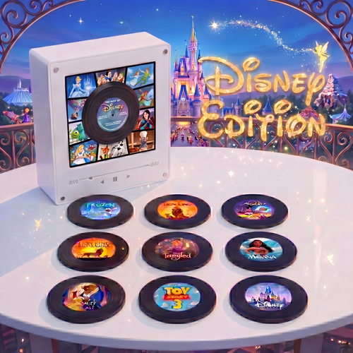 Echo Spins™ Disney Inspired - Customizable Magnetic Record Player